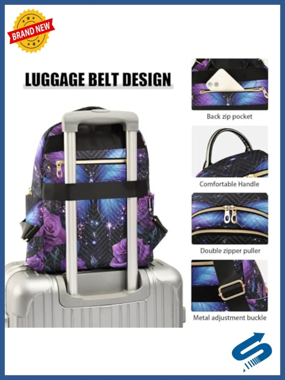 Large Capacity Backpack Purse Rucksack Travel Shoulder Bag Casual Daily